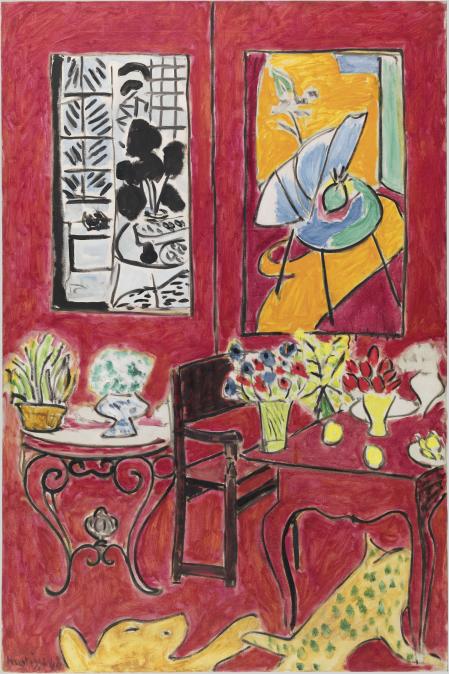 'Peces rojos con escultura’, de 1912 de Henri Matisse