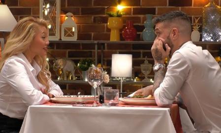 Lucía y Javi en 'First Dates'