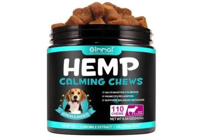 Golosinas masticables calmantes para perros