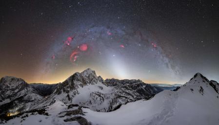 «Caradhras – Milky way arch above Vrsic pass»