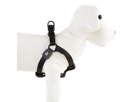 Arnés de nylon negro para perros de TK-Pet Neo Classic