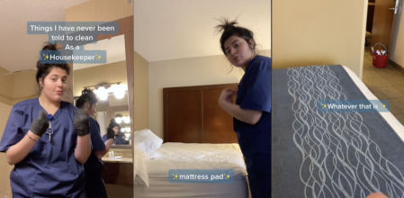 Una trabajadora de limpieza de hoteles siembra el pánico al revelar los objetos que nunca se limpian 