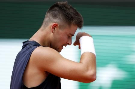 JJ Wolf, este domingo en su duelo ante Carlos Alcaraz