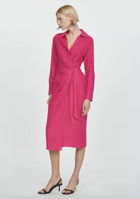 Vestido camisero de Mango