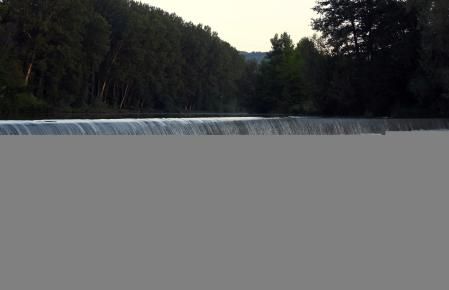 El Ter luce tras las lluvias y el deshielo.