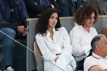 Mery Perelló emocionada en la despedida de Rafa Nadal en Roland Garros