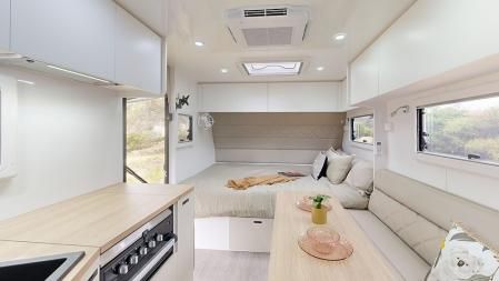 Así es la invencible caravana hecha a la medida de familias aventureras.