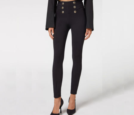 Leggings Skinny moldeadores con botones