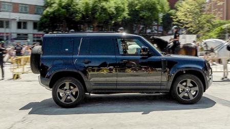 Taylor Swift a su llegada al estadio Santiago Bernabéu