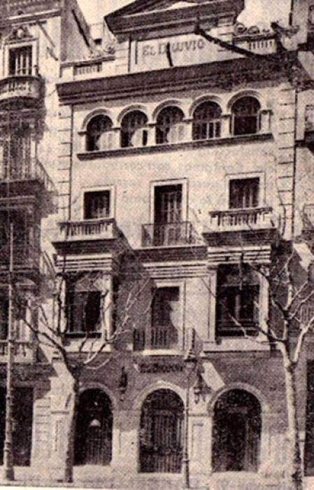 El Primitivo edificio de El Diluvio.