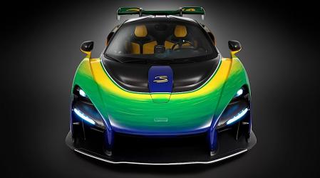 El McLaren que homenajea a Ayrton Senna en el trigésimo aniversario de su muerte.