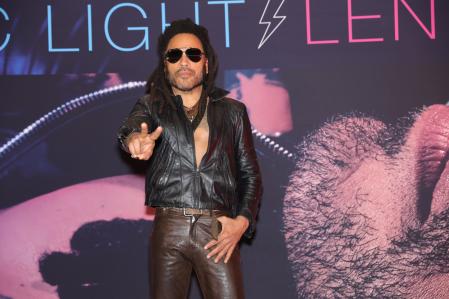 Singer Lenny Kravitz during a promotion the launch of  their 