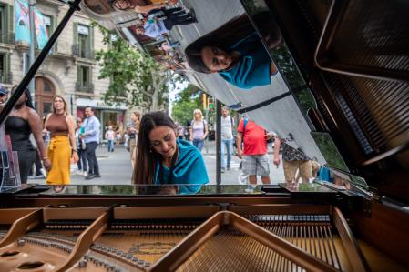 Una imagen de los 10 pianos que sitúa el Maria Canals en paseo de Gràcia 