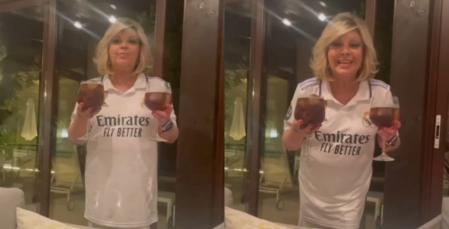 Terelu celebra la victoria del Madrid y todo el mundo se vuelve a fijar en lo mismo: “Y encima provocando”