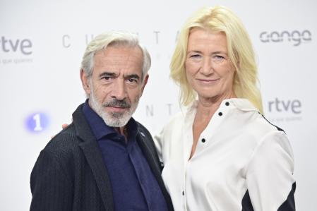 Actor Imanol Arias and Ana Duato at photocall for premiere serie Cuéntame como Paso final season in Madrid on Tuesday, 17 October 2023.