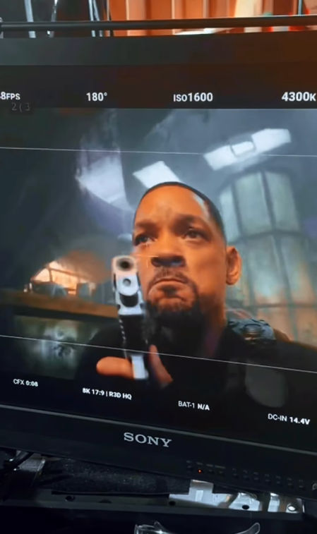 En el vídeo se puede ver cómo se rodó la escena.