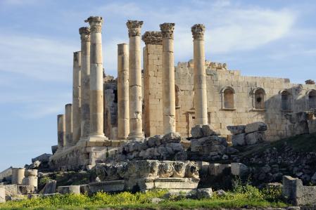 Templo de Zeus, Jerash