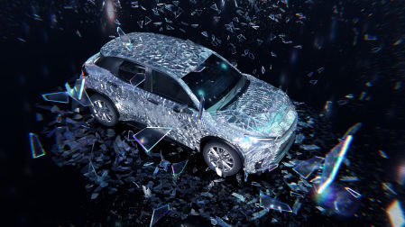 La meticulosa colocación de los vidrios se asemeja a la del trencadís.