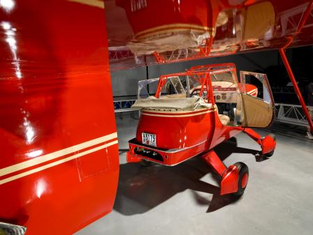 Vista trasera de la parte trasera del coche&nbsp;