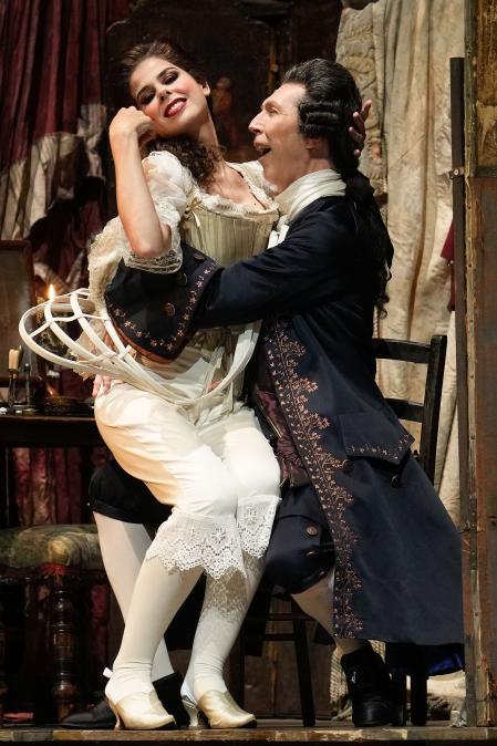 Un momento del ensayo de 'Adriana Lecouvreur' en el Liceu