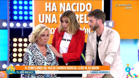 La colaboradora de televisión Carmen Borrego comparte su dolor y esperanza en medio de la complicada situación familiar y el reciente luto por su madre, María Teresa Campos