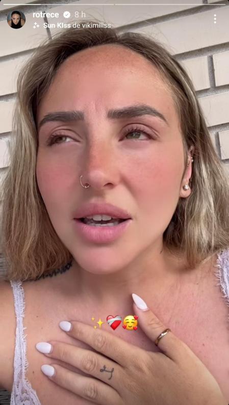 Rocío Flores reaparece en redes sociales visiblemente afectada, agradeciendo el apoyo recibido