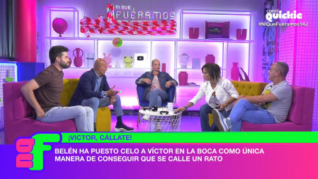 Víctor Sandoval abandona 'Ni que fuéramos' tras una fuerte pelea con Belén Esteban