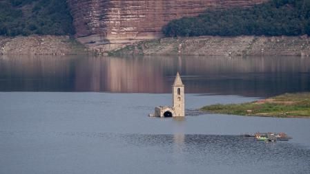 Pantano de Sau casi al 50%.