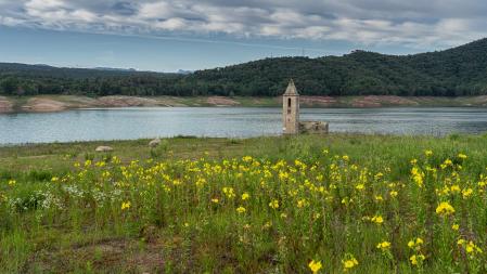 Pantano de Sau casi al 50%.