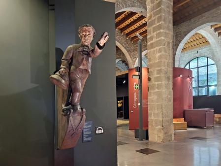El mascaró de proa que se se custodia en el Museu Marítim