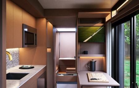 Land Ark Travel Trailer, la interesante fusión entre minicasa rodante y caravana.