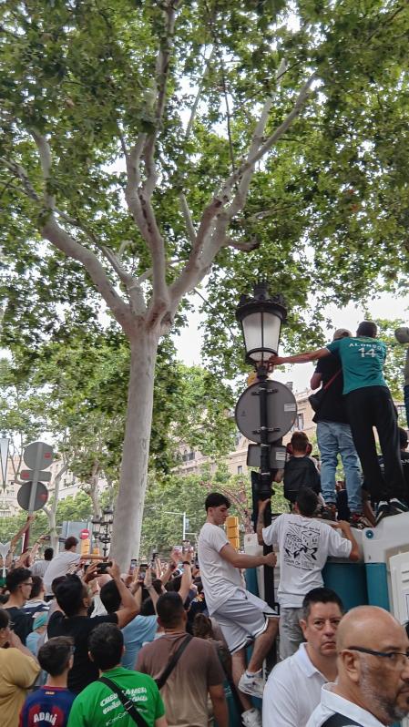 F1 Live Barcelona Road Show en paseo de Gracia.