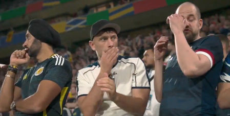 Que el aficionado se llevara las manos a la cara y llevase gorra no facilitaba las cosas