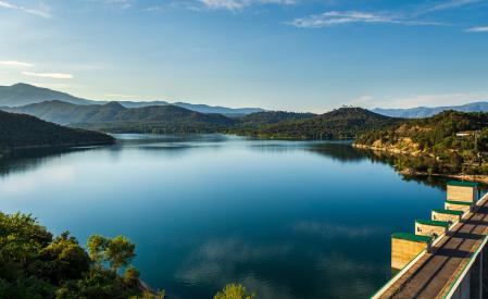 El embalse de Darnius-Boadella situado en el Alt Empordà