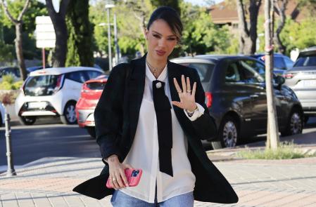 Alejandra Rubio during funeral of Maria Teresa Campos in Madrid on Monday, 17 June 2024.