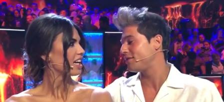 Sofía Suescun y Abraham García en un debate de 'Supervivientes'