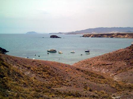 El mar de Mazarrón, lugar donde se cayó Negro
