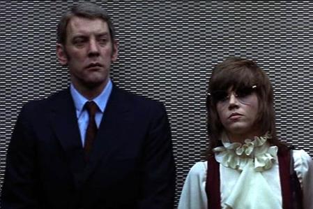 Con Jane Fonda en 'Klute'