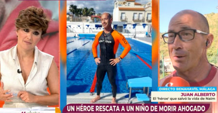 Juan Alberto emocionado al contar cómo salvó la vida de Naím en 'Y ahora Sonsoles', recordando la tragedia personal que lo preparó para este momento