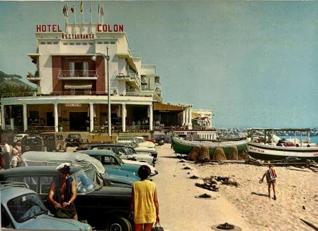 Hotel Colón de Caldes d'Estrac, años 60 .