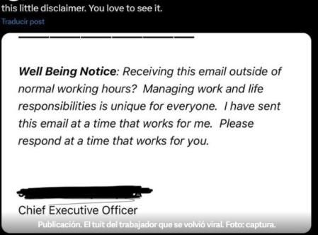 La captura del mensaje