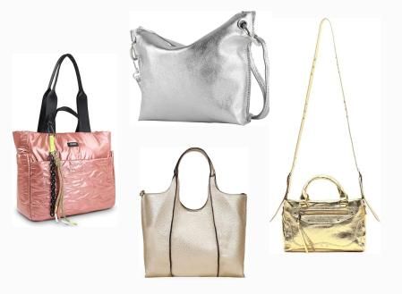 Bolsos metalizados