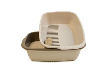 Tk-pet bandeja higiénica con tamiz para gatos