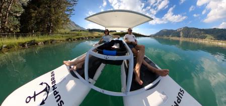 Supmaran, la propuesta veraniega que combina el 'paddle surf' con la navegación a la sombra.