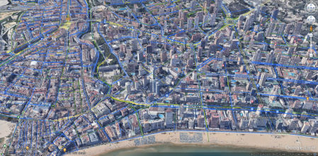 Una imagen de la aplicación desarrollada por Hidraqua y Cetaqua para la gestión del alcantarillado.