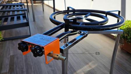 Paellero de gas briebe de 3 aros (60-40-20 cm)