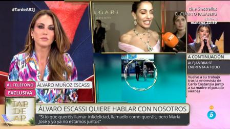 Álvaro Escassi justifica sus 'infidelidades' en el distanciamiento que mantuvo con María José Suárez y aclara qué relación mantiene con Hiba Abouk: 