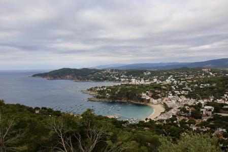Día gris de verano en Palafrugell.