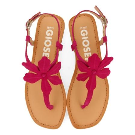 Sandalias con flor de Gioseppo