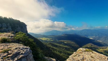 Vistas del paisaje desde el Far cuando está despejado, ya sin nieblas.